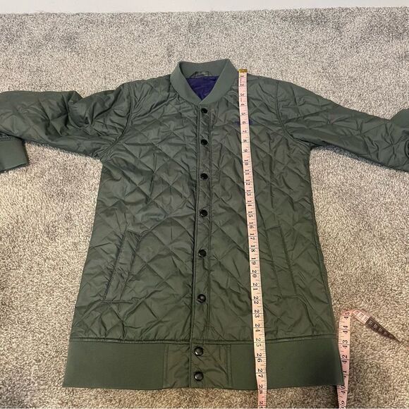 The North Face Women’s Snap Front Quilted Jacket Small Army Green - Picture 13 of 13